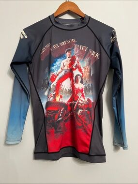 Graphic Long-Sleeve Men’s BJJ or Biking Shirt